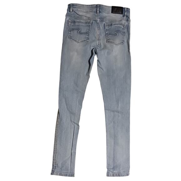 Silver Jeans co Girls Bundle light wash Sasha skinny & Tammy bootcut Both sz 10 - Picture 2 of 12